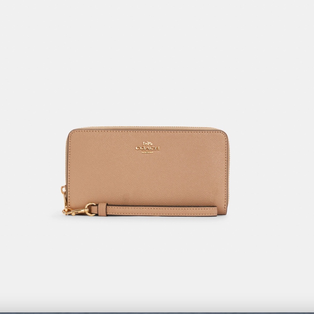 New Coach Long Zip Around Wallet